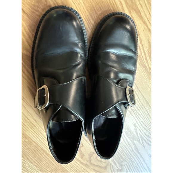 Kenneth Cole Dress Shoe Men's Size 8 Loafers‎ Side Buckle Made In Italy - Picture 9 of 9